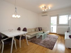 Furnished, 1-bedroom apt (50m2) with a parking space